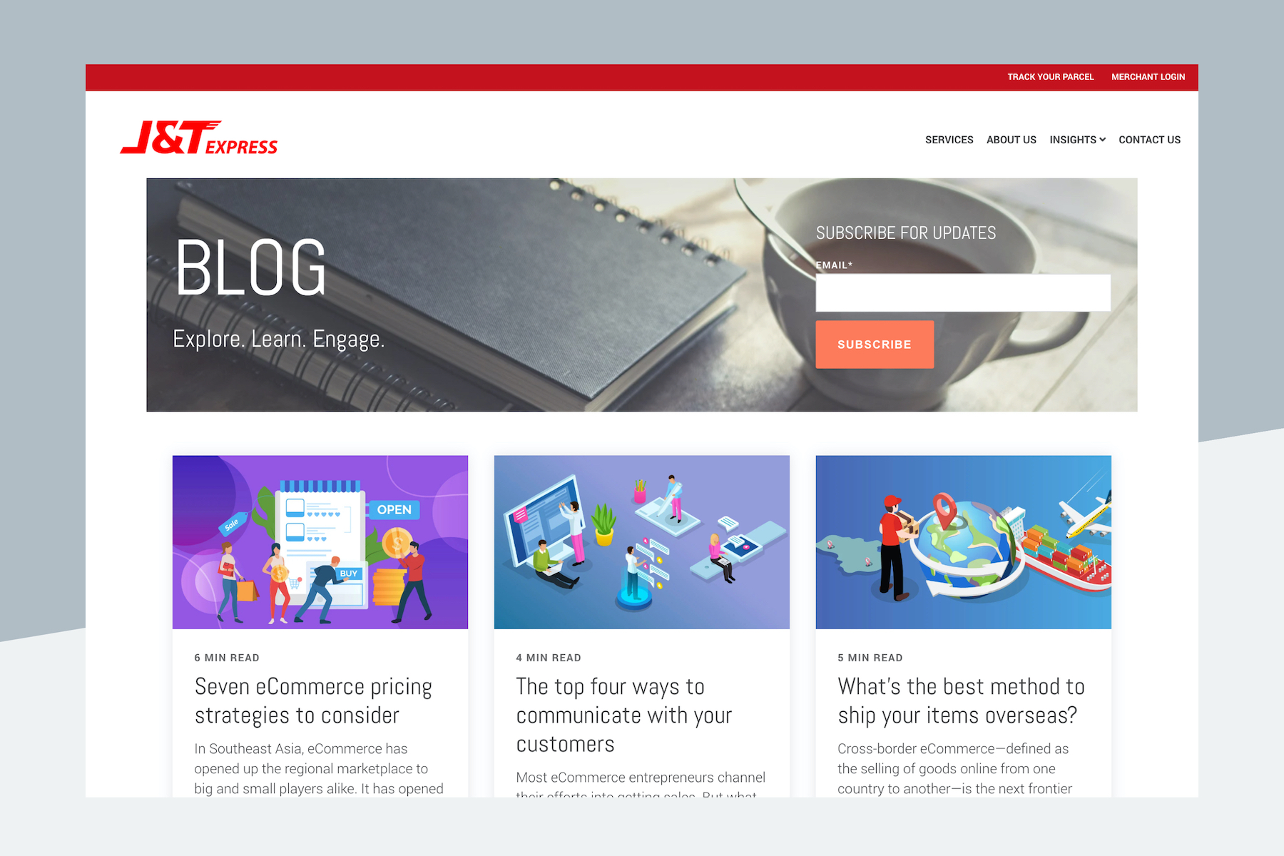 J&T Express With Content Content Marketing Agency